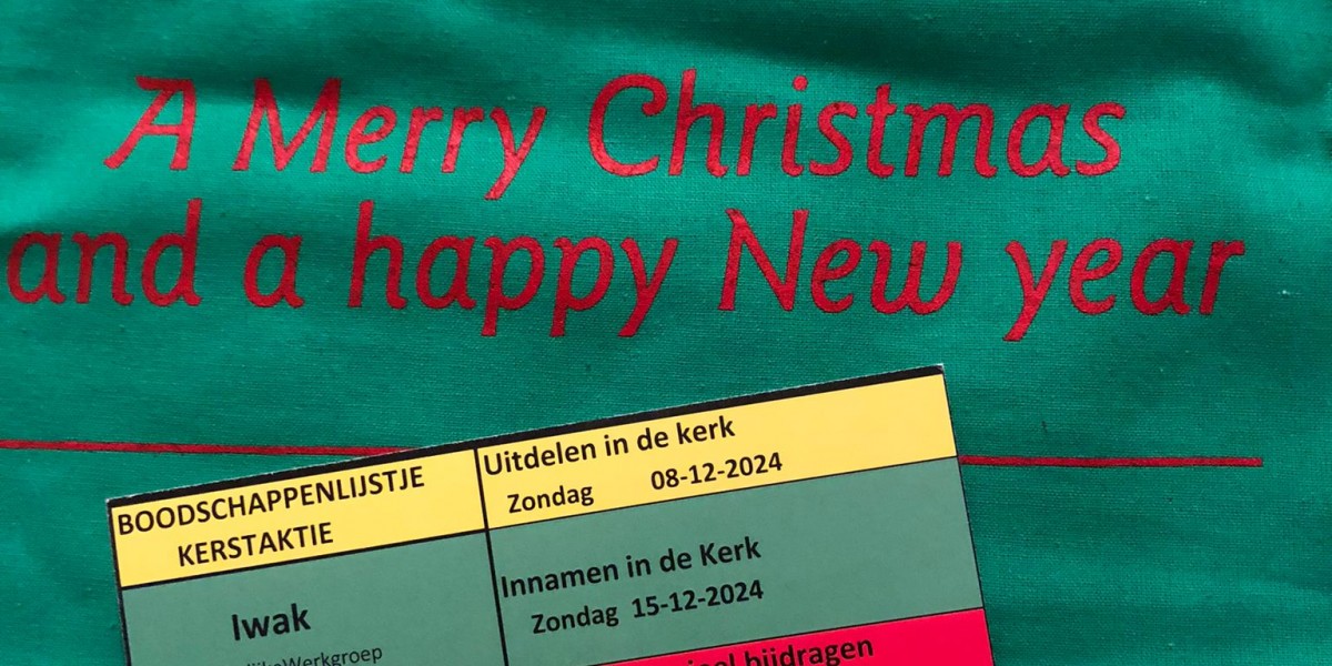 IWAK Kerst tasjes actie 2024